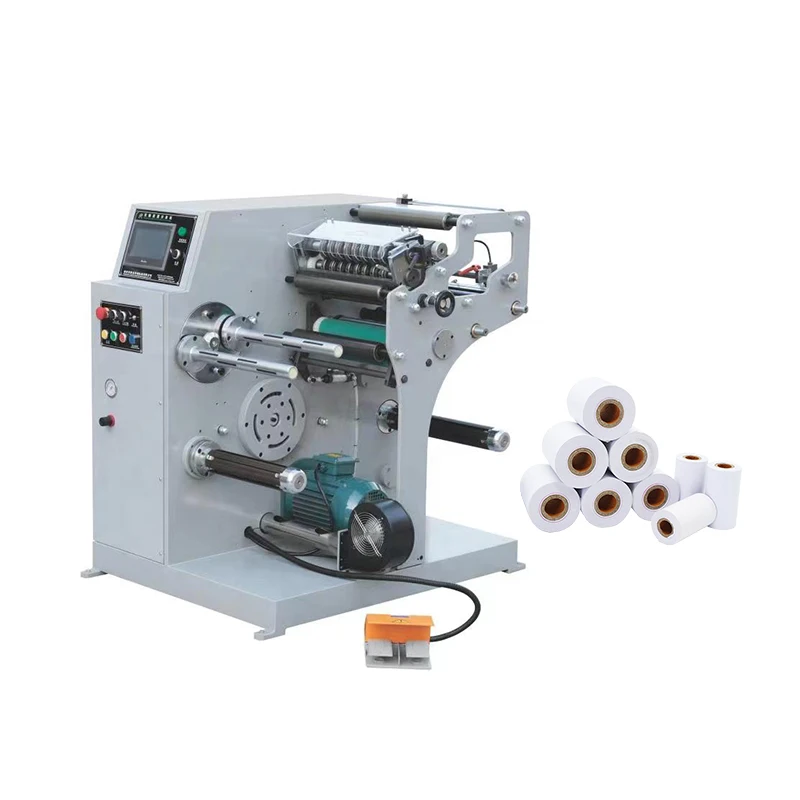Factory Price Automatic Paper Roll Slitting Machine Plastic Film PE BOPP Slitting Rewinding Machine