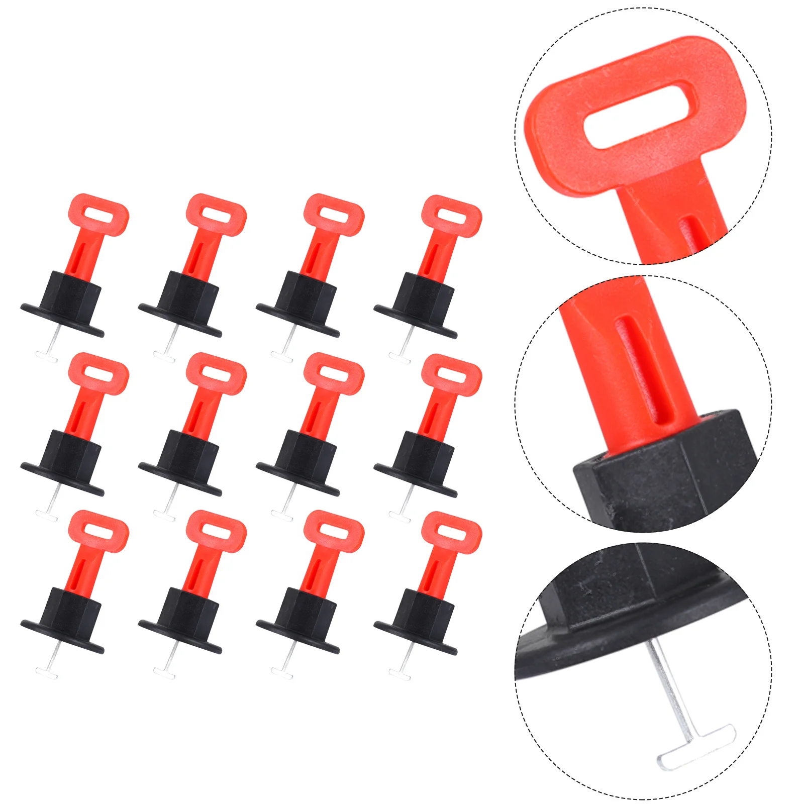 

50pcs Tile Leveling Tool Floor Wall Tiling Installation Kit For Kitchen Bathroom Balcony Tile Leveling Supplies Building Tools