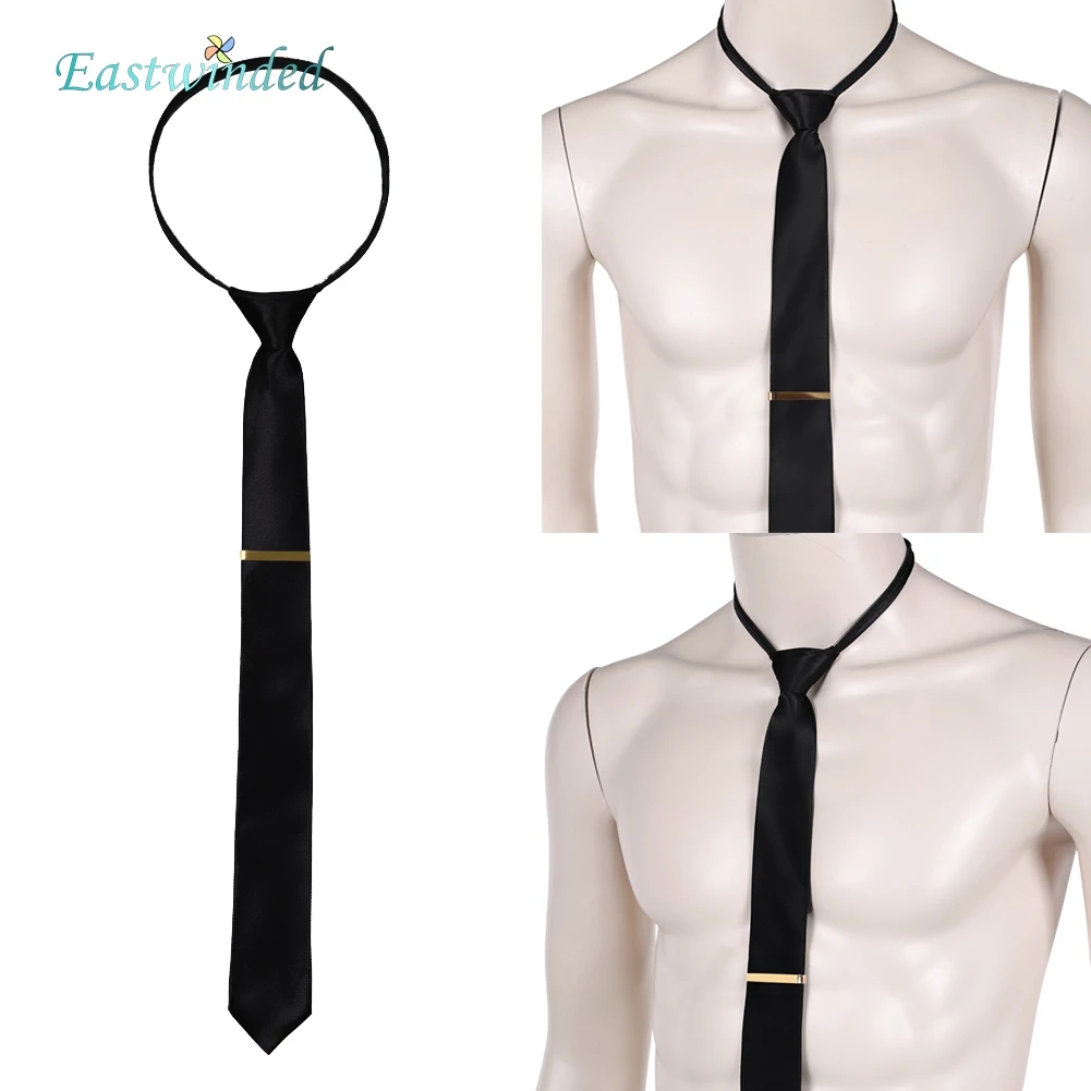 

Ник Уайльд мультфильм Зоопарк 2, черный галстук для косплея, аксессуары для костюма, Gloden, булавка для галстука, подарки, бесплатный узел, карнавальная одежда на Хэллоуин