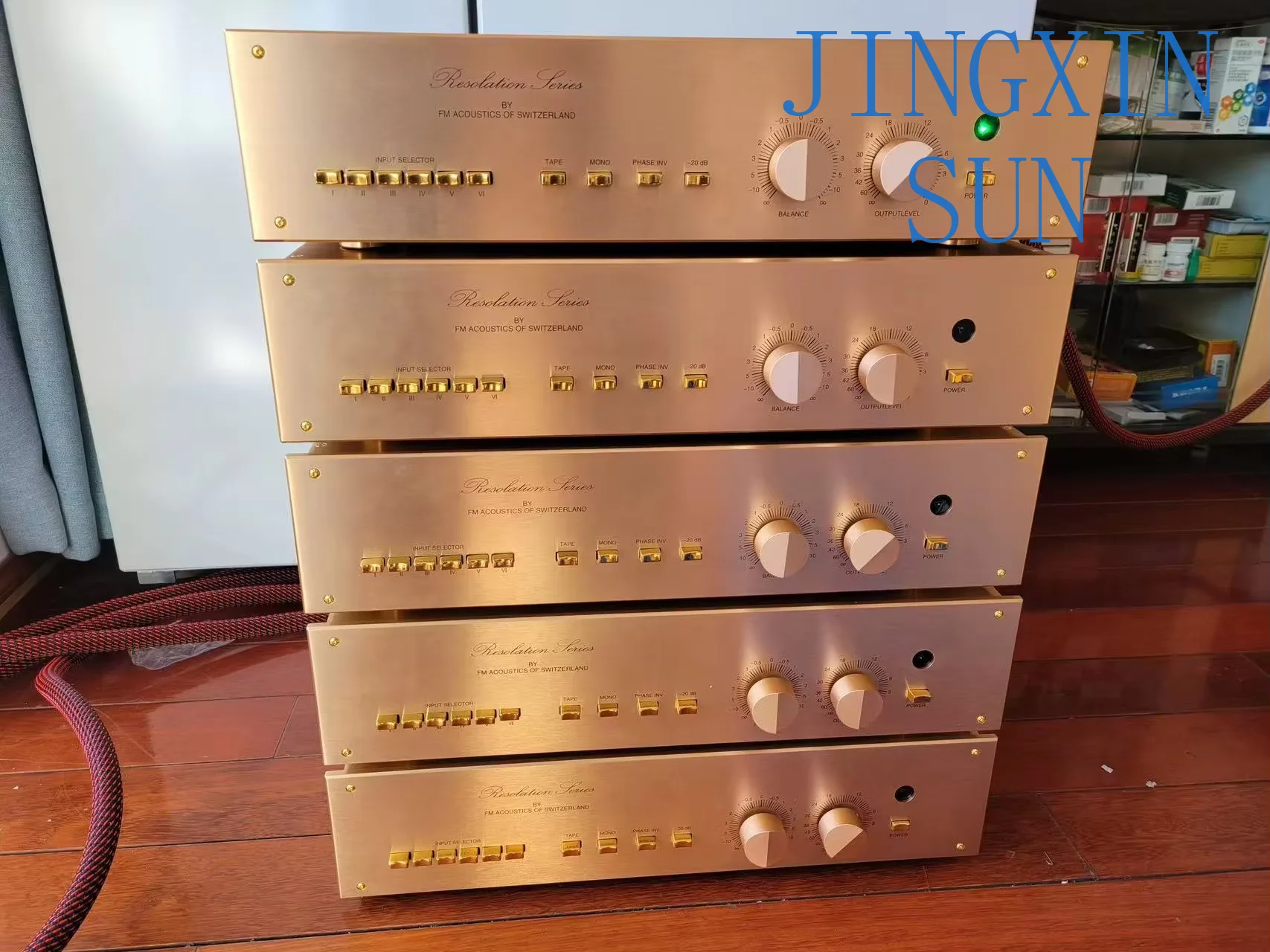 A-1586 Direct Engraving FM266 Preamp Fully Balanced Remote Control PRE Single End Input/Output Version