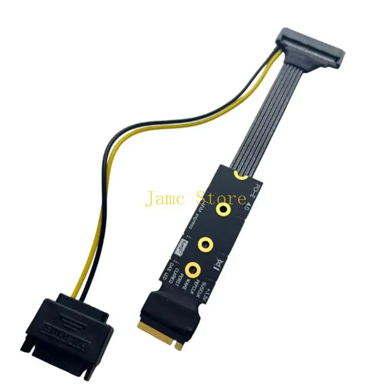 LX0B Gold Plated U.2 Connectors M.2 to U.2 Adapte for Reliabled Connection Supports U.2 Drive Support PCIe4.0 PCIE3.0
