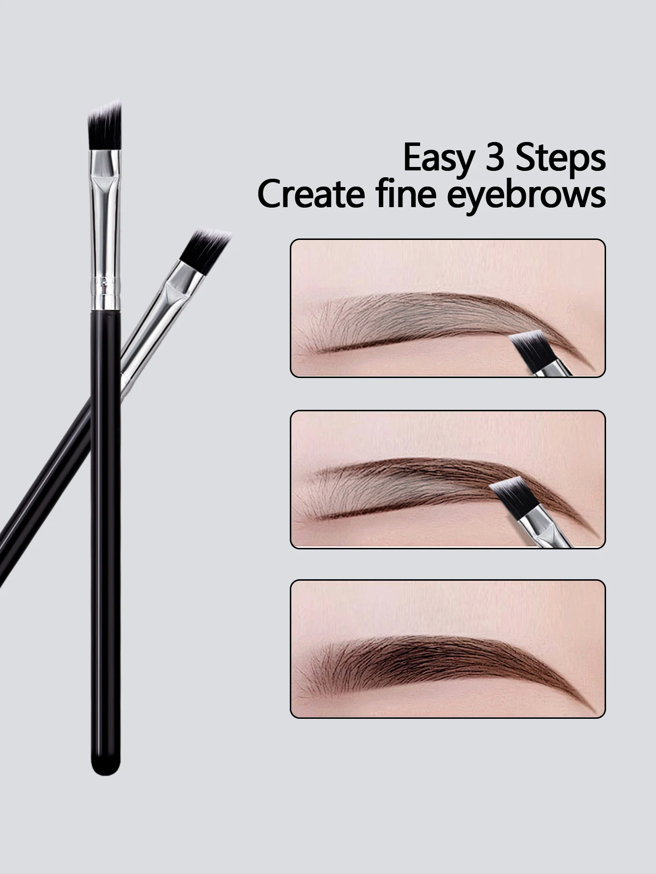 3/10/20/30PCS ชุดแปรงแต่งหน้าตา, แปรงอายไลเนอร์ขนแปรงนุ่ม, แปรงเขียนคิ้ว, แปรงคอนซีลเลอร์, เครื่องมือแต่งหน้าอเนกประสงค์