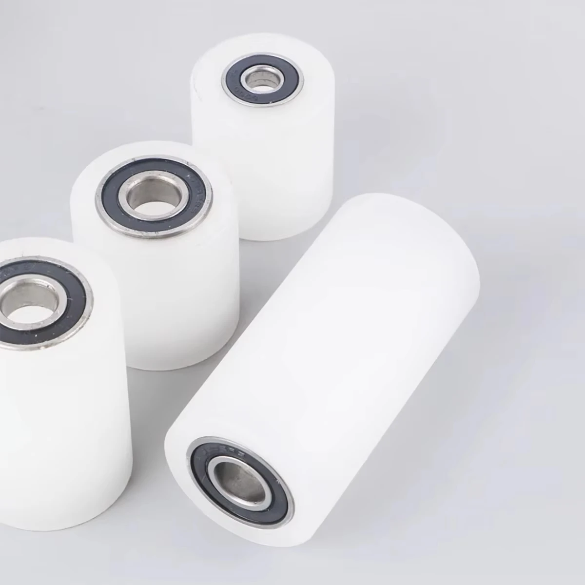 Conveyor Belt Nylon Guide Pulley Wear Resistant Bearing Roller Wheel Automated Production Line Conveying Equipment Spare Parts