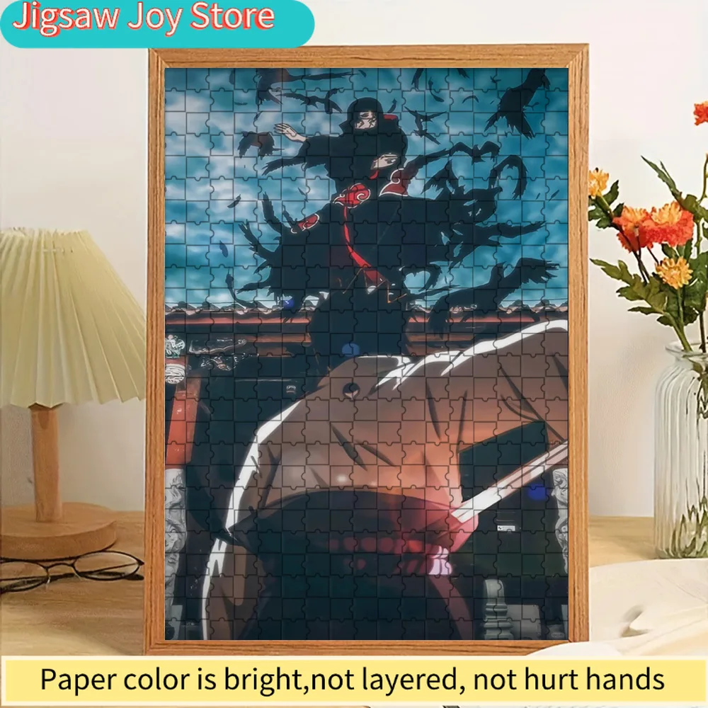 

Naruto Itachi Uchiha vs Sasuke Uchiha Paper Puzzle, Intense Anime Art Featuring Itachi Uchiha Summoning Crows During His Final B