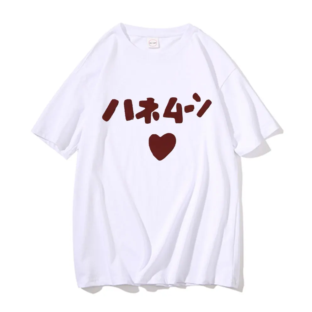 Funny Cute Anime K-ON Hirasawa Yui Akiyama Mio Same Style Print T-shirts Japanese Manga T Shirt Men Women Fashion Loose Tshirt