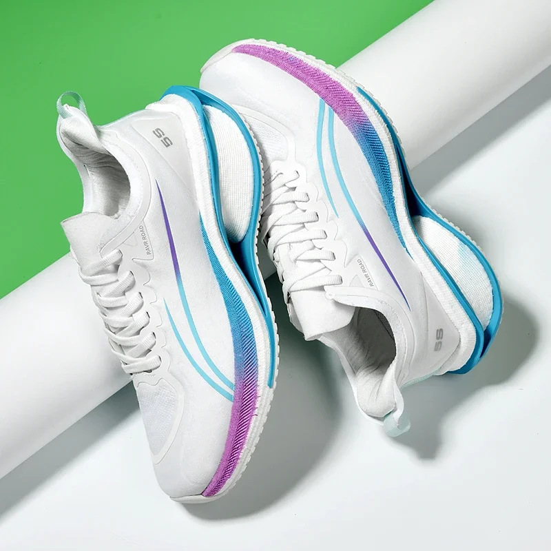 Marathon Men's Running Shoes for Women Mesh Jogging Sports Shoes High-quality E-TPU Sole Sneakers Men Athletic Training Shoes