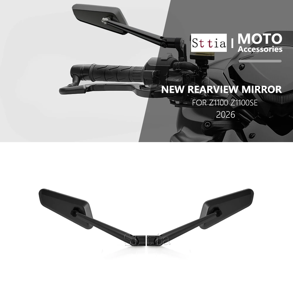 

2026 Rear View Mirrors For Kawasaki Z1100 Z 1100 2026 2025 Z1100SE Z1100 SE New Motorcycle Rearview Mirror Side View Mirrors
