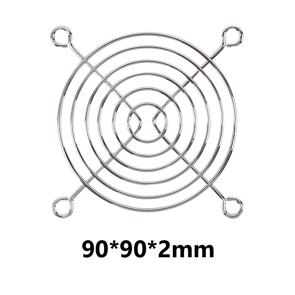 PC 케이스 냉각 팬 그릴 데스크탑 쿨링 팬 핑거 가드 프로텍터 보호 커버, 40mm 50mm 60mm 70mm 80mm 90mm 120mm, 5 개입