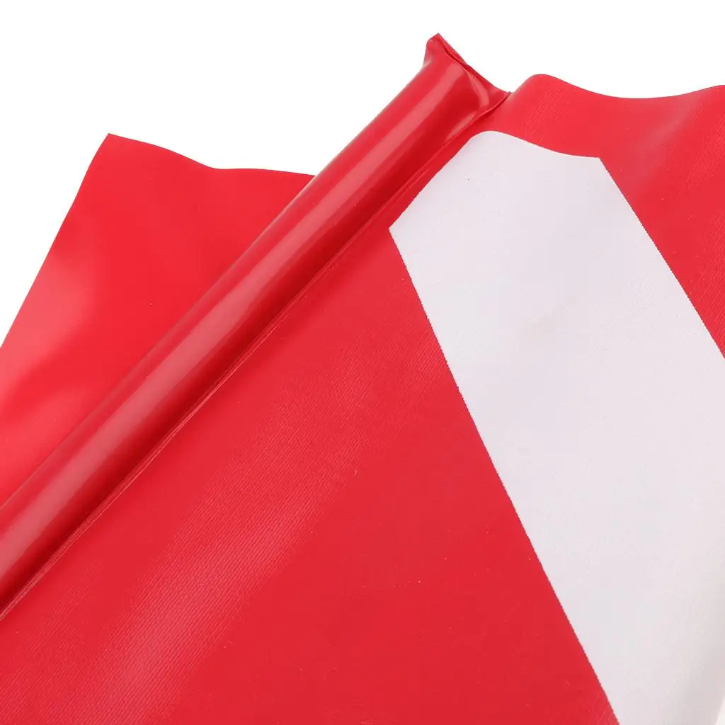 Inflatable Dive Buoy Personal Safety Marker Float with Flag Red PVC for Underwater Location Signal