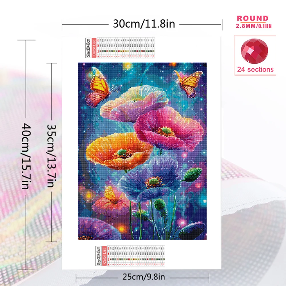 Evershine ダイヤモンド塗装花の絵のラインストーンモ - Art Craft Resin のレビューと価格