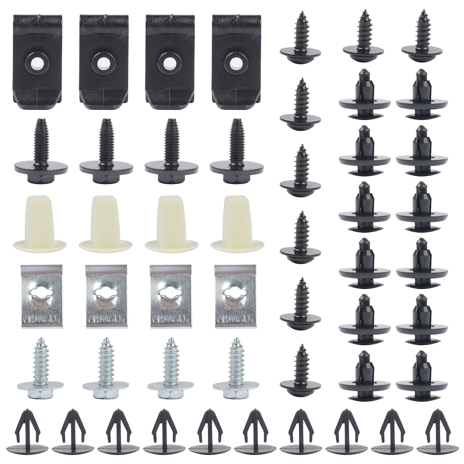 

AP01 50X брызговик двигателя, винтовые зажимы для крыла, бампера, заклепки, крепеж для Toyota