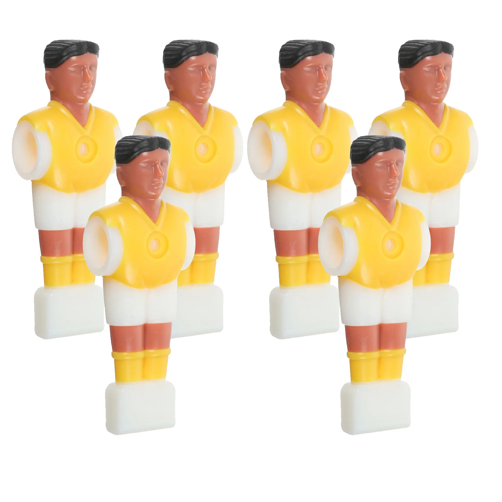 

8 шт. настольные мужские пластиковые мини-футболисты премиум-класса, сменный турнирный стиль, случайный цвет, настольный футбольный игрок, мини