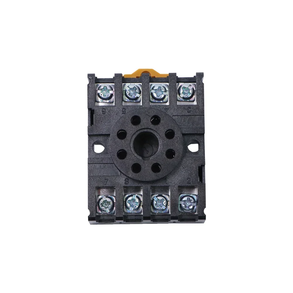 1pc Timer Relay Socket Base For PF083A 8 Pin Series Relay Mounting For DH48S 8pin Interface Relay Base Power Tools Parts