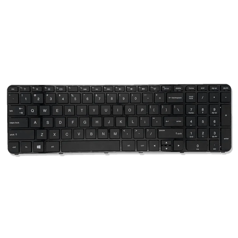 OEM Replacement  Laptop Keyboard for HP Pavilion Sleekbook TouchSmart 15-B 701684-001 with Frame