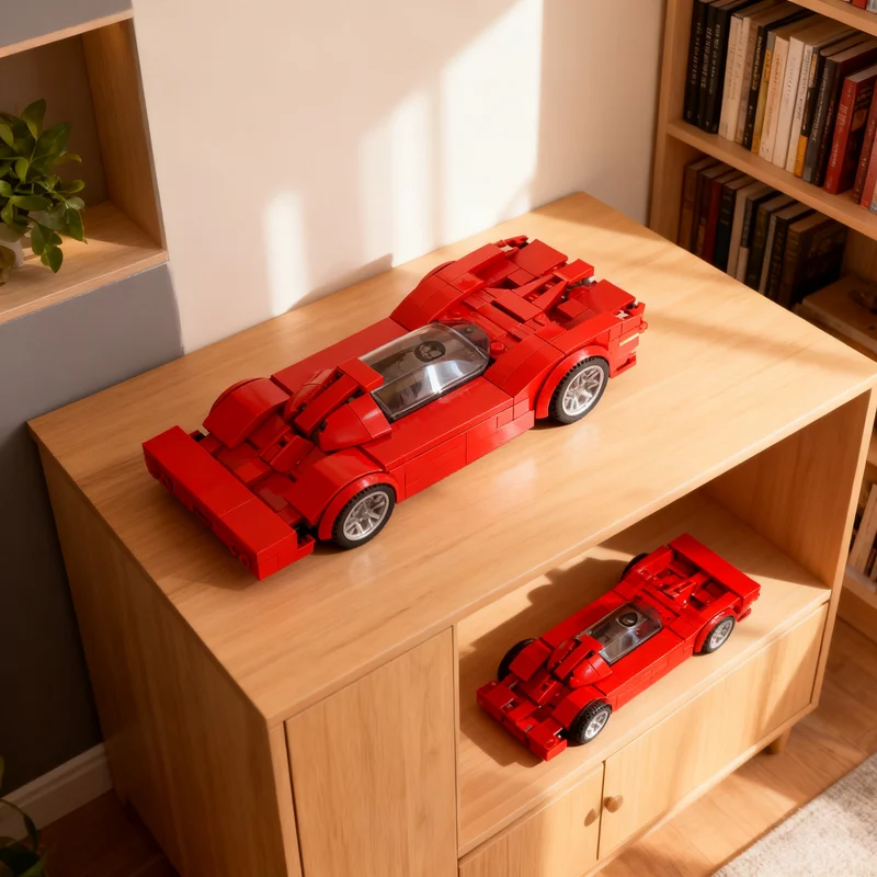 275pcs MOC Toyotaes Gt One City Champions Model Building Blocks Architecture Collection Education DIY Creative Assemble Display