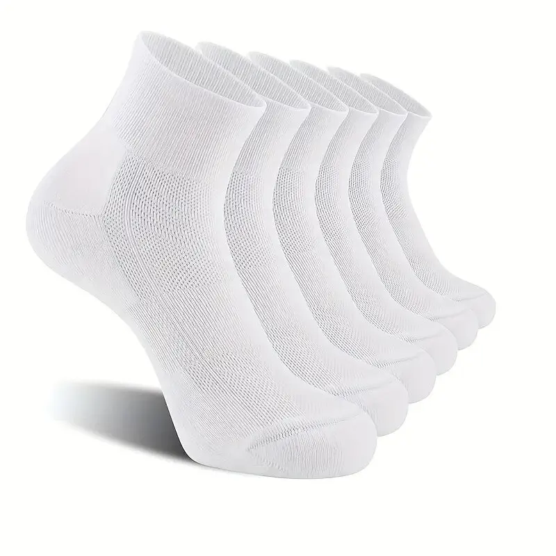 

3 пары мужских спортивных носков с мягкой подкладкой — дышащие влагоотводящие носки для бега с усиленным каблуком и носком