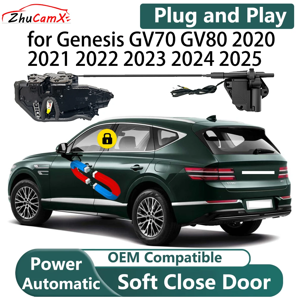 

ZhuCamX for Genesis GV70 GV80 2020-2025 Automatic Electric Soft Close Door Closer Power Closing Door Comfort Closing System