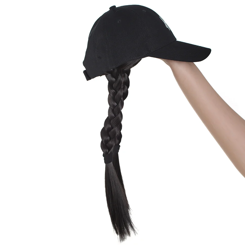 LUPU Synthetic Women's Black Baseball Cap with 16