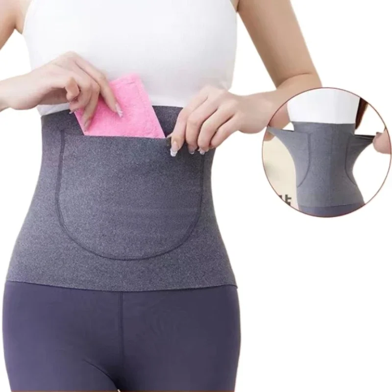 Self-Heating High Quality With Pockets Warm Waistband Elasticity Waist Support Belt Lower Back Lumbar Back Brace