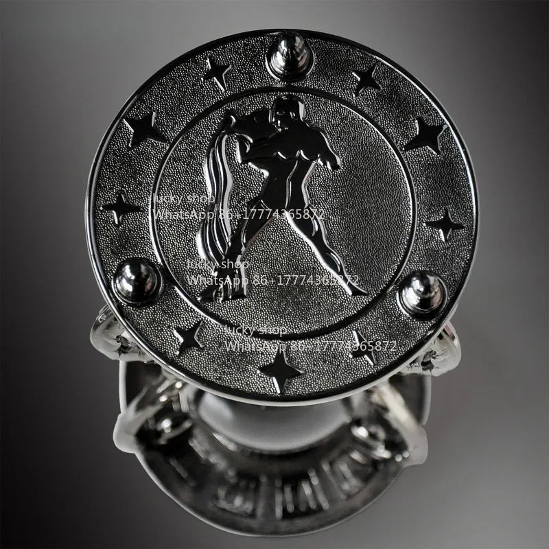 Twelve Constellations Metal Hourglass 30 Minutes Timer Creative Ornament Home Decoration for Men and Girlfriends Gift
