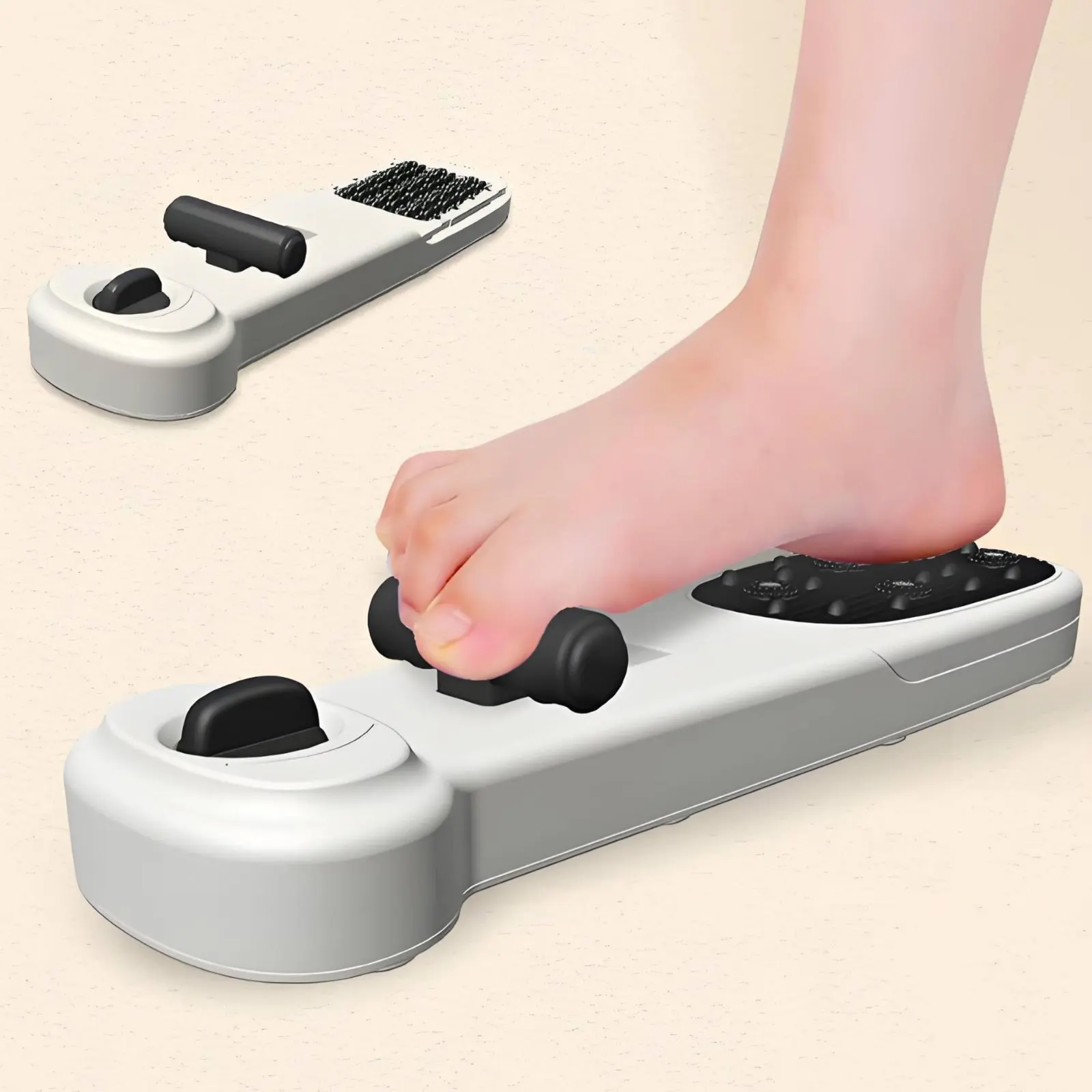Flat Foot Exerciser 3-in-1 Toe Grip Exerciser Foot Strengthener Textured Surface Rehab Tool Posture Correction for Children - view 2