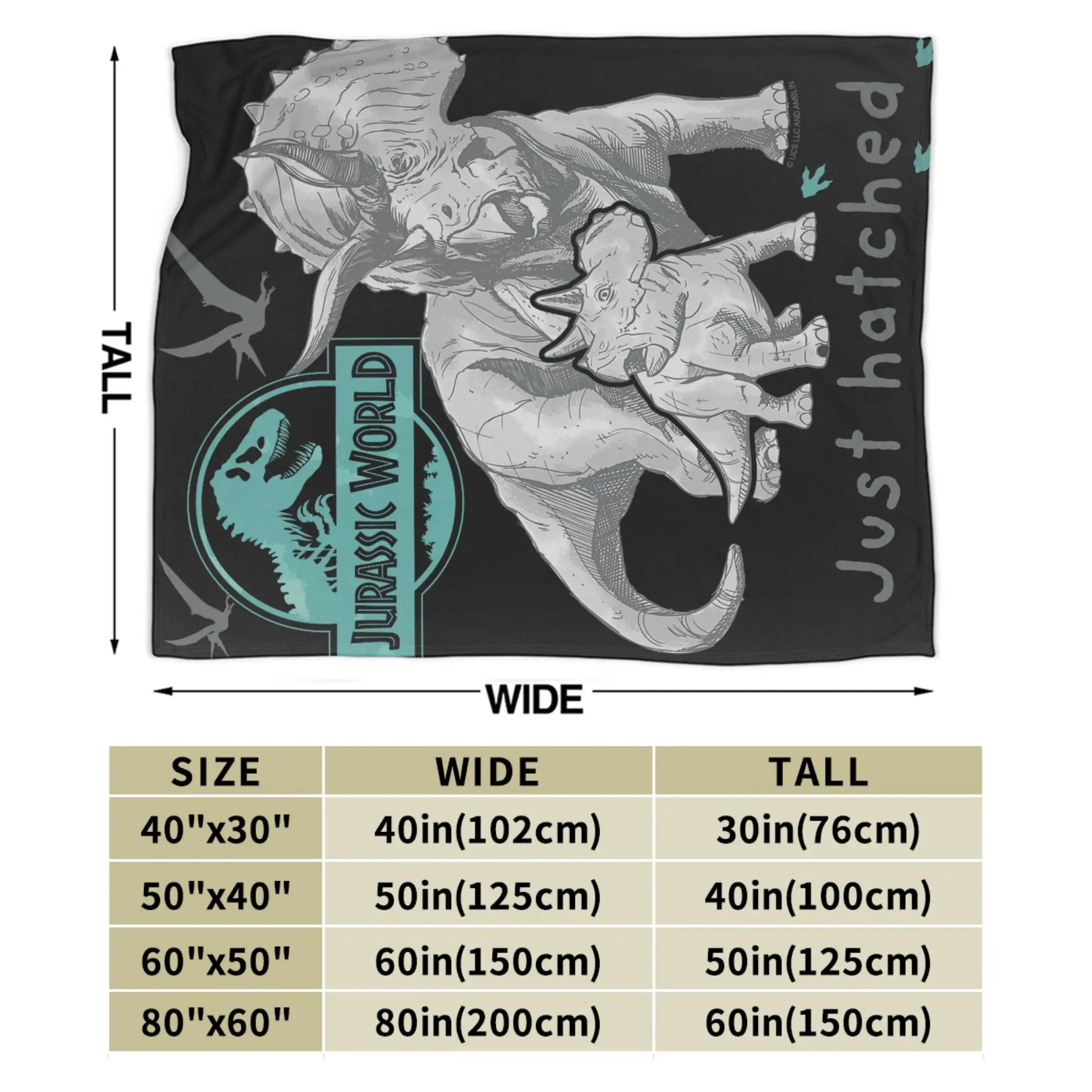 Jurassic World Just Hatched Blankets  Decorative Flannel Throw Blanket For Living Room Warm Quality Bedspread Birthday Gift