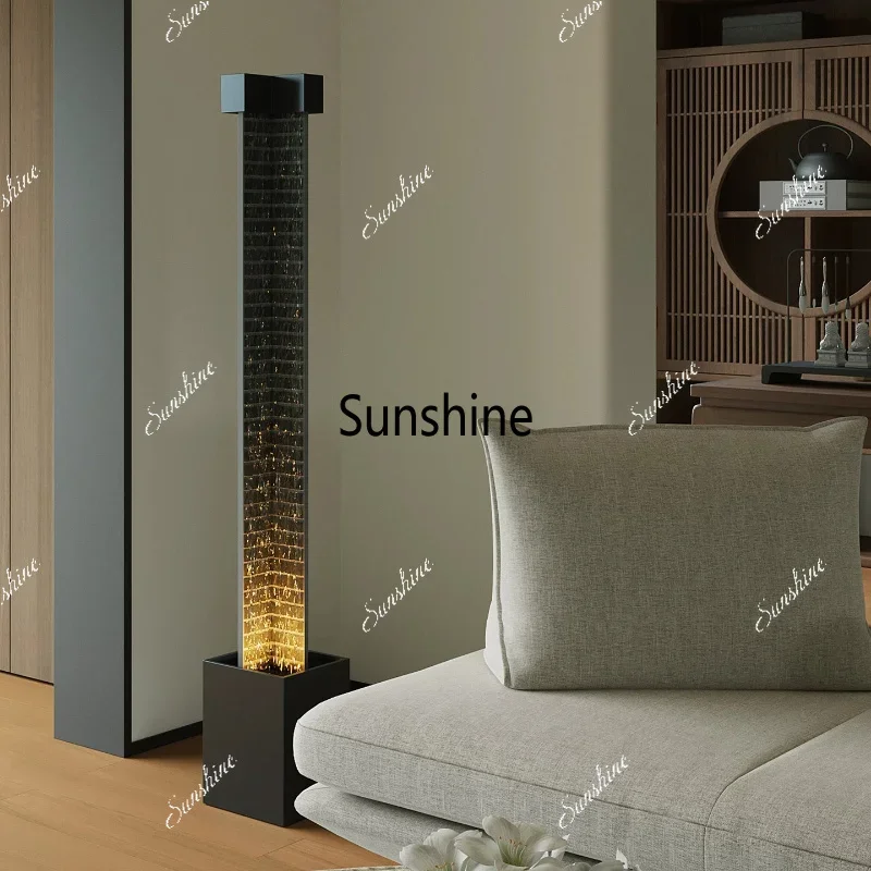 Italian minimalist flowing water ornament circulating water living room lucky water feature entranceTJ