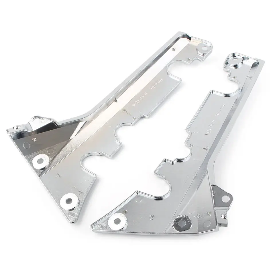 

2Pcs Motorcycle Fairing Lower Rear Frame Cover For 2001-2011 골드윙1800 Chrome Decoration Parts Gold Wing GL1800 2001-2011