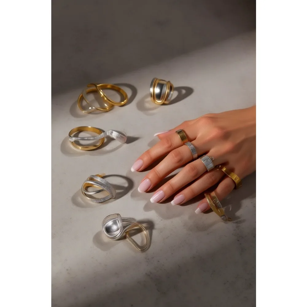 

Женский раздельный купальник с V-образным вырезом и кольцами, комплект из двух частей, с эффектом пуш-ап, 2025