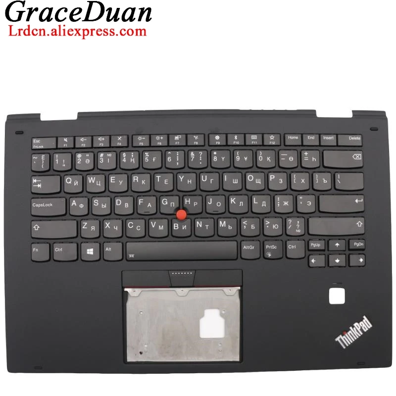 

Kazakh Black Keyboard Upper Case Palmrest Shell Cover For Lenovo Thinkpad X1 Yoga 2nd Gen 2 G2 01HY821 01HY861 01HY901 01HY941