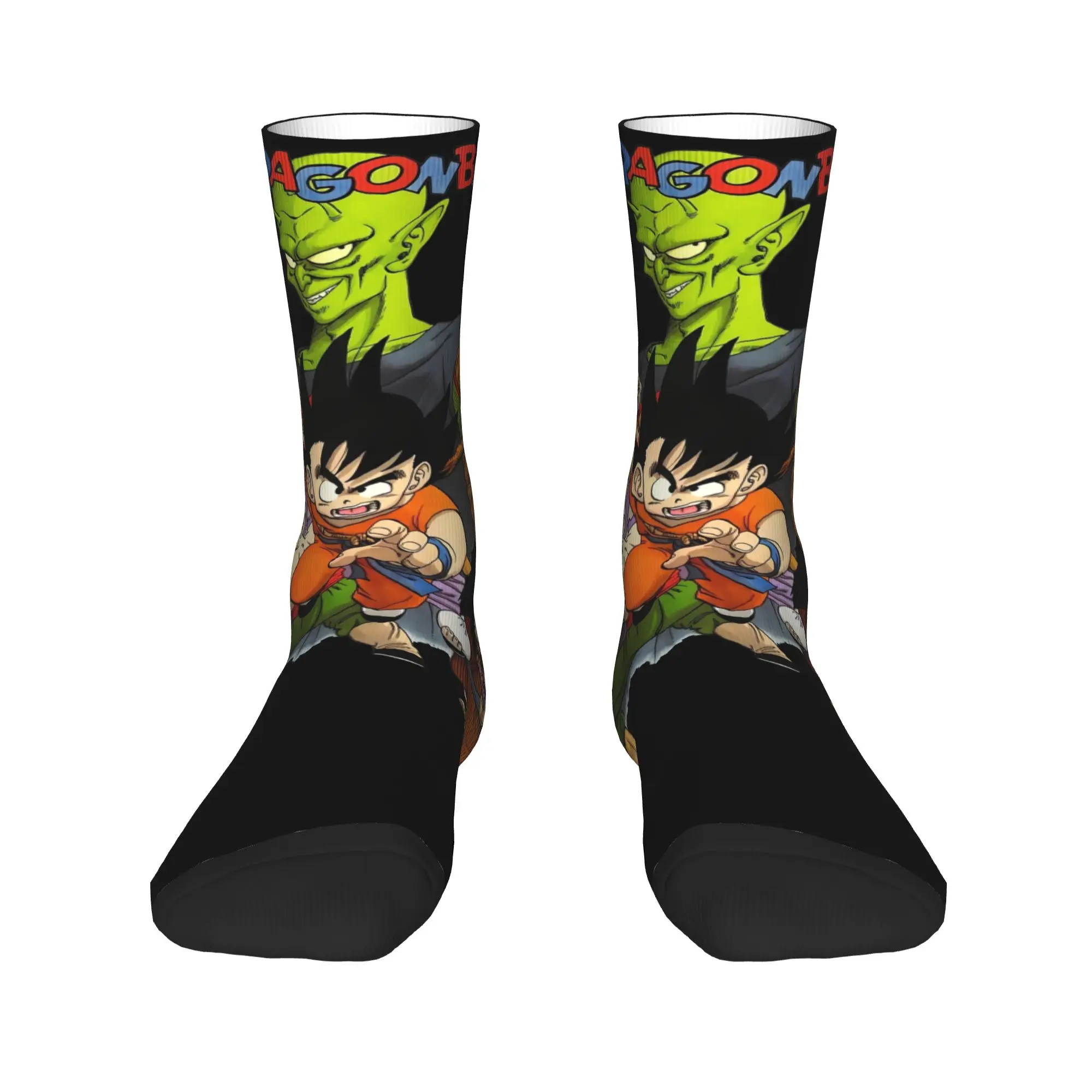 D-Dragon-Ball-L DragonBallZ Crew Socks for Women Men All Seasons  Super Soft Middle Tube Socks Non-slip