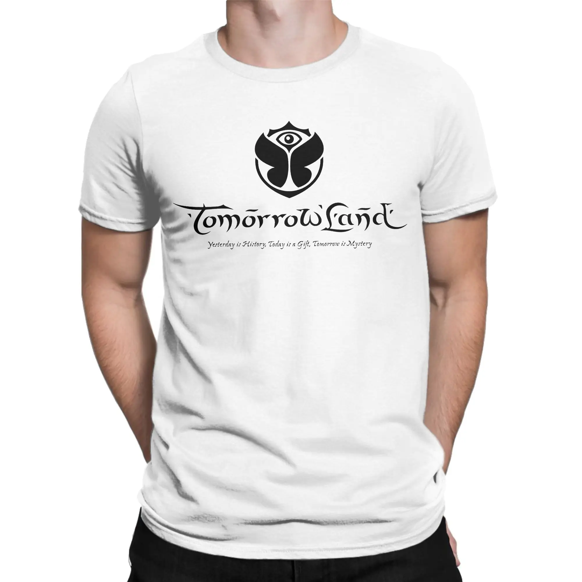 T Shirt Summer Tomorrowland Music Festival Electronic Dance T-Shirts Cotton Tee Shirt for Man Y2K Casual Short Sleeve Tops