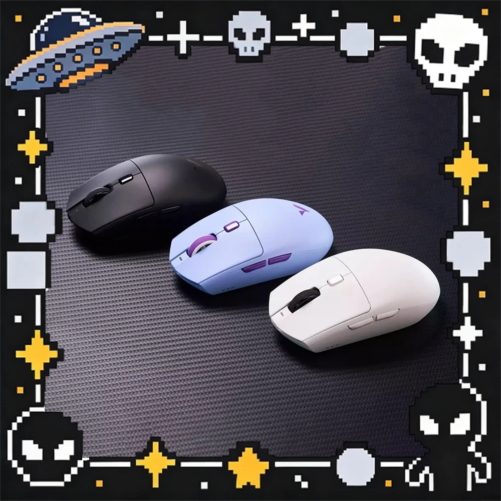 

Беспроводная игровая мышь VGN VXE Dragonfly V3 с 4 режимами работы, сенсором Paw3395SE/Xhero AI, длительным временем автономной работы, аксессуар для офиса и геймеров