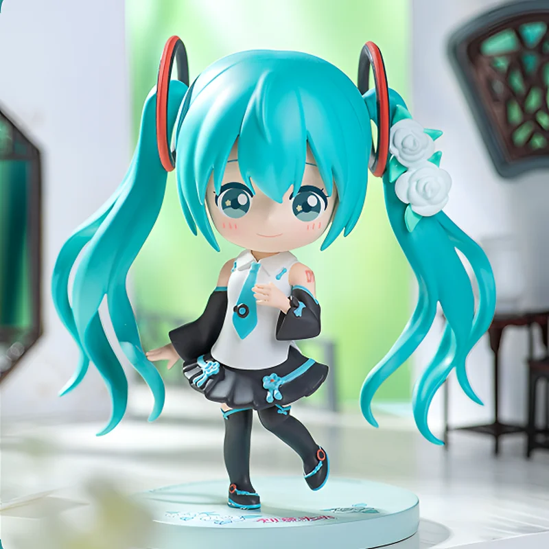 

2025 Hatsune Miku Animation Game Blind Box Toys Hanfu Chinese Traditional Cloth Q-Version Anime Figures Action Model Collection
