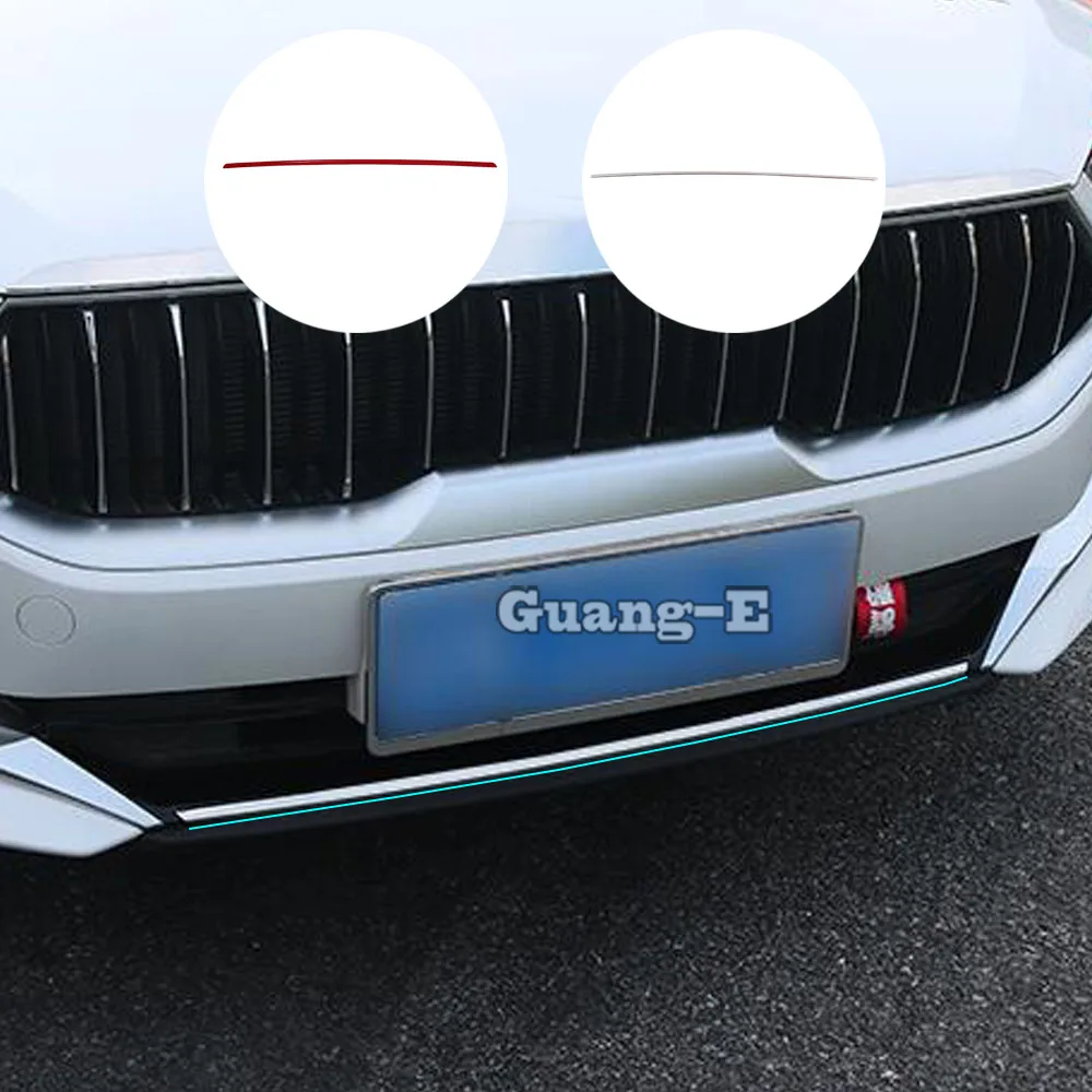 

Car Cover Bumper Engine ABS Chrome/Steel Trim Front Bottom Grid Grill Grille Edge For Kia K3 Forte Cerato 2019 2020 2021 2022