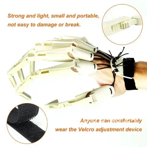 Flexible Joint Articulated Fingers Skeleton Skull Hand Fingers Gloves Halloween Party Cosplay Gear Dress Up Props Decorations