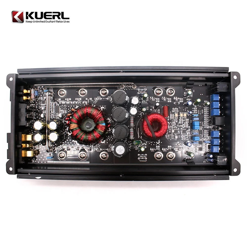 Kuerl 12V class D mono block digital amp car power amplifiers 1 channel mono amplifier for cars