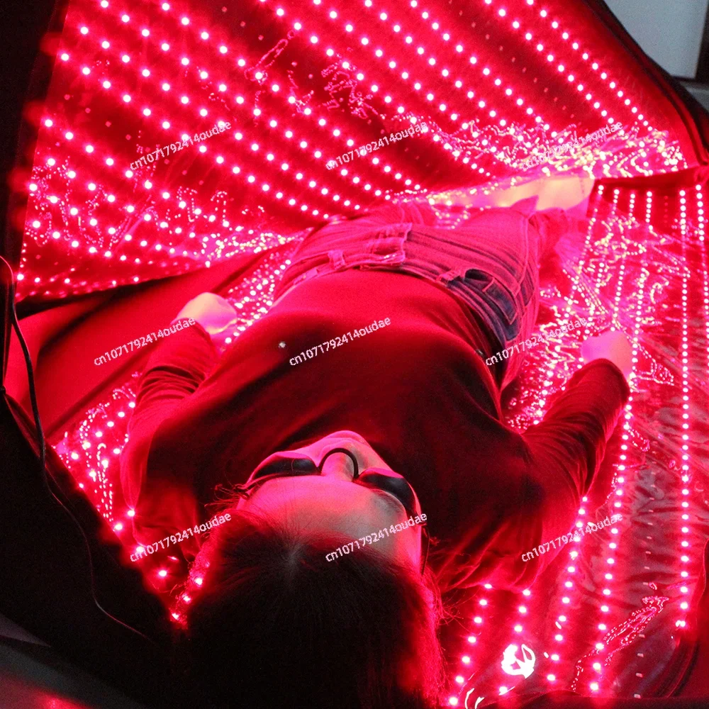 

2024 New Trend Red Near Infrared Light Therapy Pod Capsule 660nm 850nm Full Body Led Red Light Therapy Mat Bed