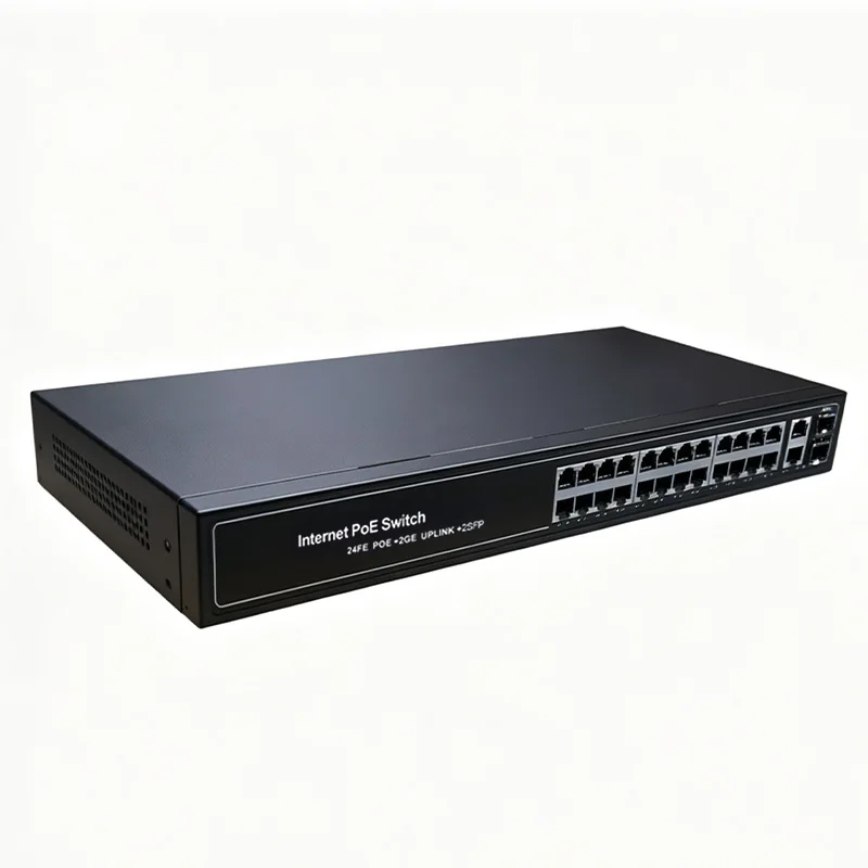 Reliable Security Network OEM ODM Openwrt Managed Ready PoE Switch 26FE PoE 2GE Uplink 2 SFP IEEE8023af at 30W Per Port