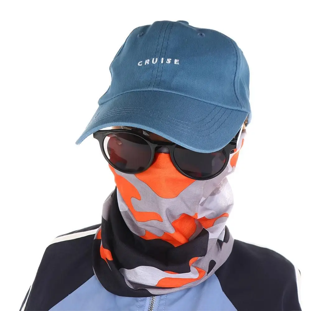 Face Shield Headband Neck Tube Scarf Couple Scarf Camouflage Cycling Face Mask Cycling Bandana Seamless Bandana Women Bandana