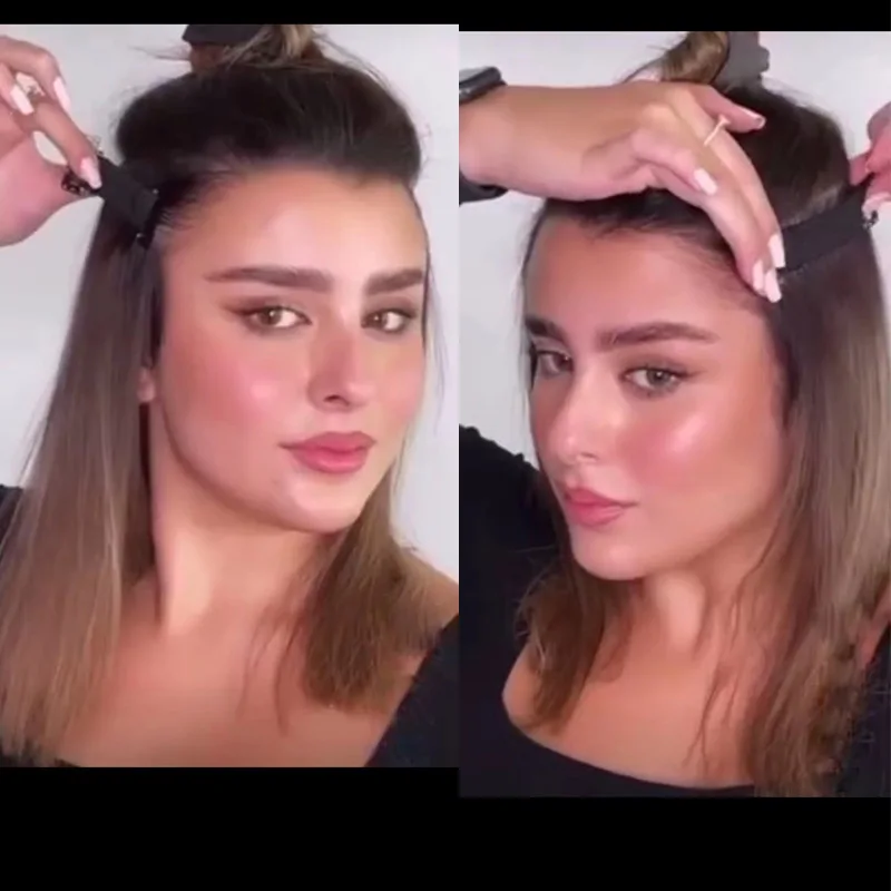 Nunify Facelift-Band mit Clip, Haarhalter, Gesichts-Anti-Falten-Werkzeug, Dehnungsgurt zum Anheben der Augen, unsichtbarer elastischer Gürtel – Detail 16