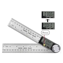 200mm Digital Protractor Angle Ruler Electron Goniometer Angle Finder Meter Angle Gauge Measuring Tools