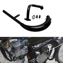 Banana Exhaust Modified Motorcycle Parts Muffler for 49/50cc 80cc 100cc Dirt Bike Bicycle Scooter Gas Engine Curved Exhaust Pipe