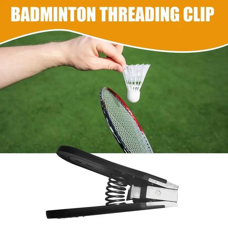 

Badminton Starting Clamp Racquet Clamping Tools High Strength Alloy Tennis Racket Stringing Clamp For Stringers