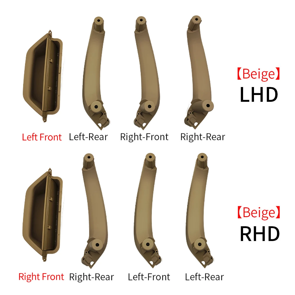 4 Pcs For BMW F25 F26 Car Front Rear Interior Door Handle Pull Accessory Replacement For BMW X3 X4 2011-2016
