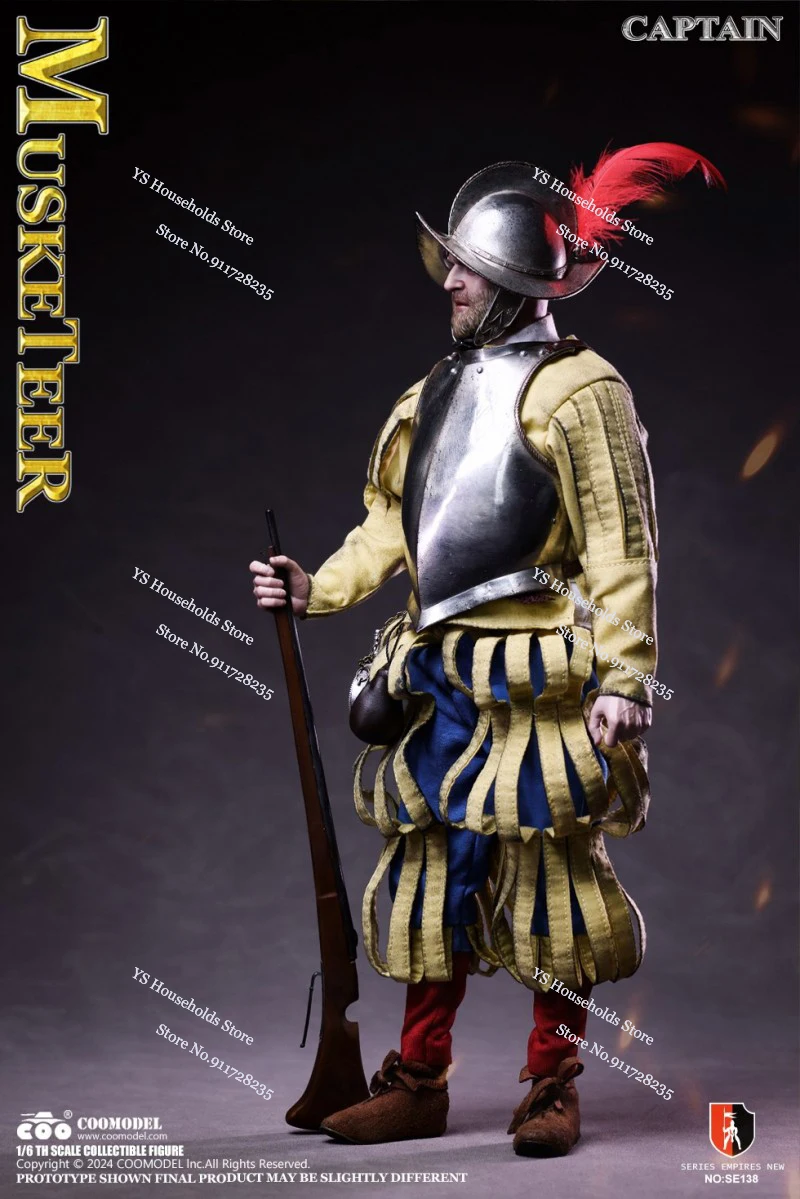 COOMODEL SE138 SE139 1/6 Musketier Infanterie Action Figure Westerse Militaire Simulatie 12 "Volledige Set Man Soldaat Model Pop