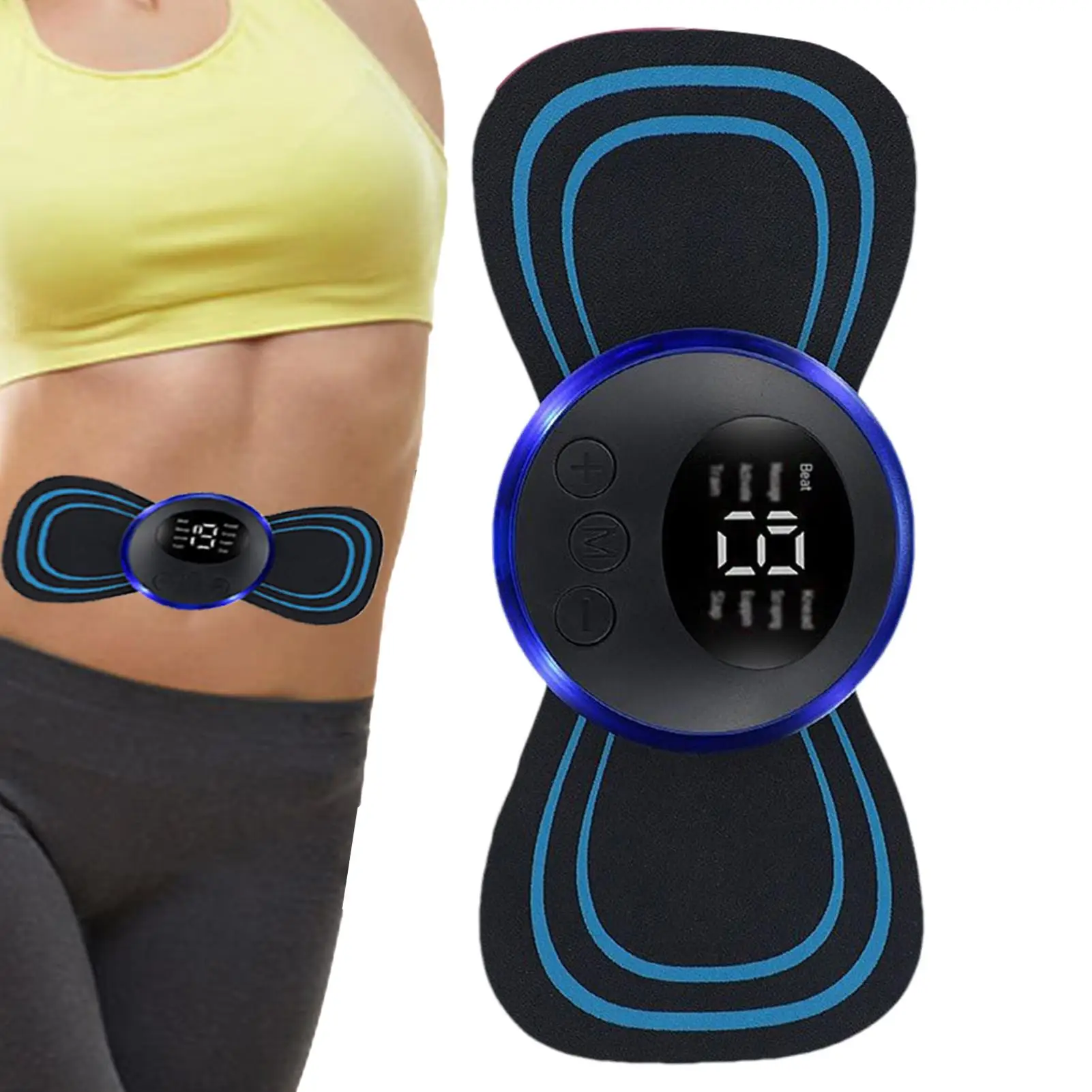 Abdominal Muscle Trainer Abdomen Massager Trainer Body Belts Waist Slimming Massager Fitness Trainer Pelvic Floor Trainer