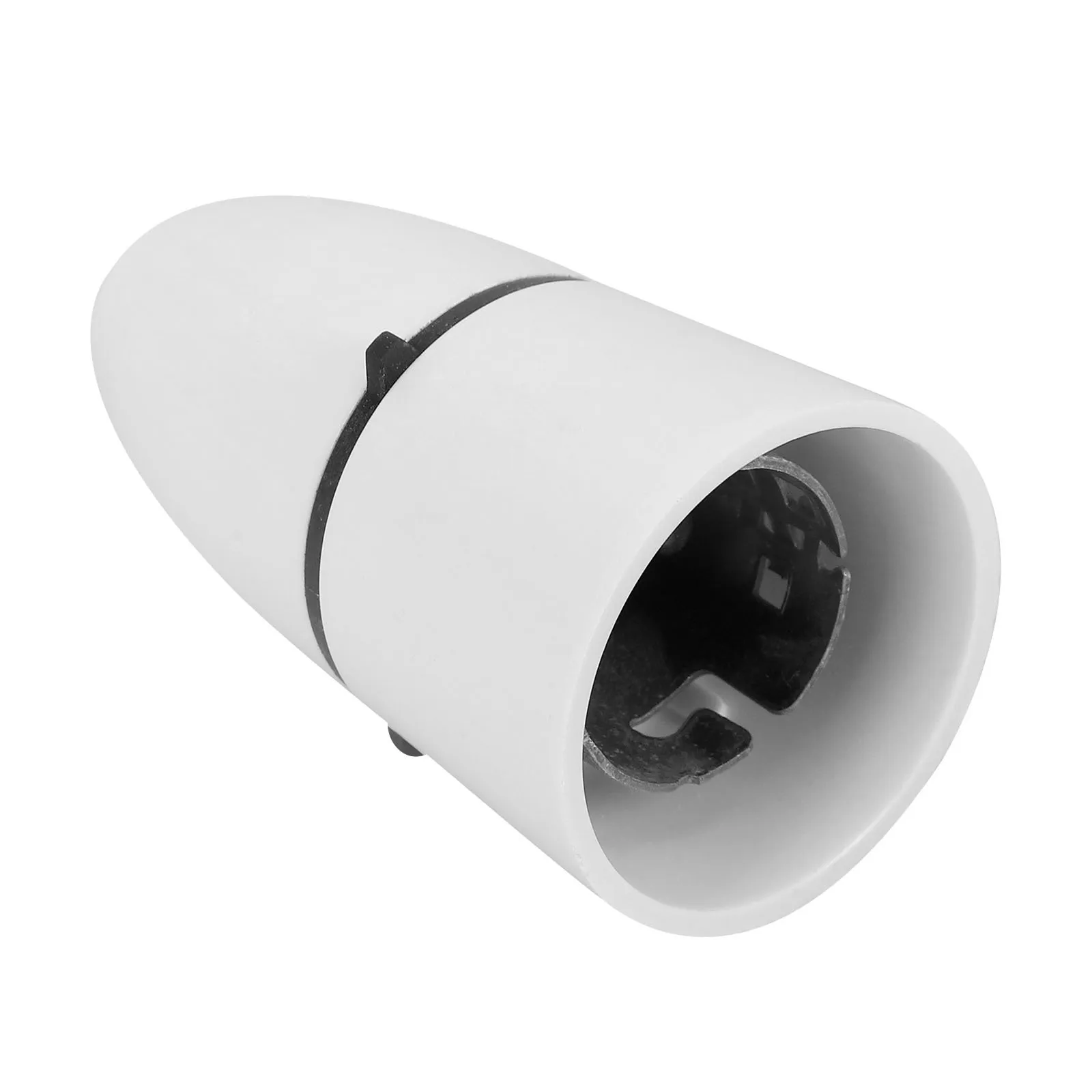 

B22 Lamp Holder White Bayonet Light Bulb Socket Copper ABS Vintage Style Pendant Ceiling Fixture Replacement for Kitchen Dining