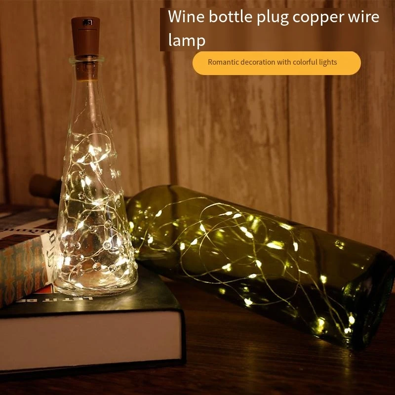 LED Wine Bottle Lights with Cork,1/2/3M Cork Lights Fairy Mini String Lights for Liquor Bottles Crafts Party Wedding Decoration