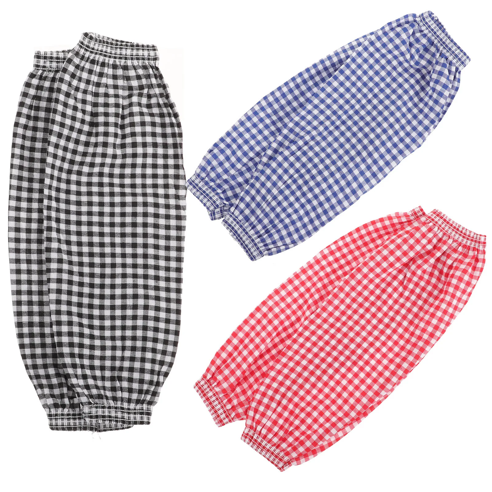 3 pares de mangas protectoras de brazos de lino y algodón a prueba de aceite para mujer, fundas de mangas de trabajo para cocina, jardinería, limpieza, pintura